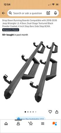 Jeep Wrangler Rock Rail/Steps 1