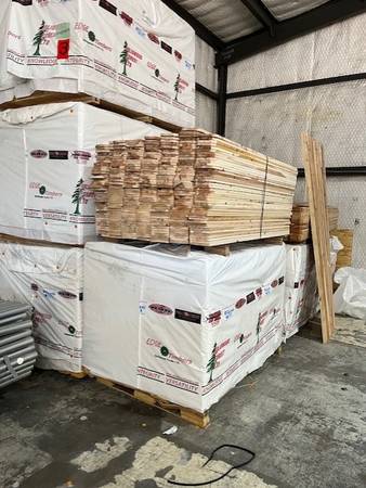5/8x5.5” cedar pickets $2.45 1