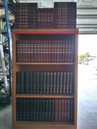 Encyclopedia Britannica Annuals (Book of the Year) 1956 thru 2018 1