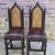 High-end Bernadette Livingston Custom Neo-Gothic Tall pub Chairs 17 thumbnail