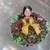1930's Composition cloth Nice dress Girl Doll Fully Dressed  8 1/2" 2 thumbnail