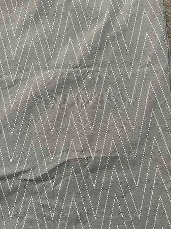 Excellent Modern Gray Chevron Shower Curtain 1