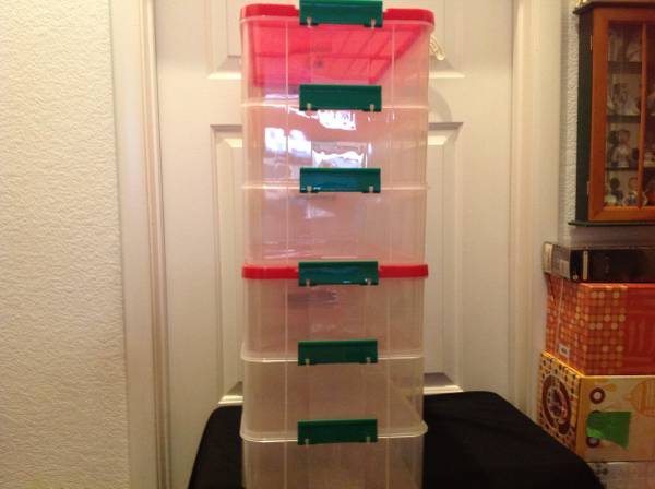 Plastic Stackable Storage 1