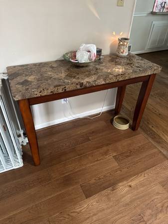 Sofa table  marble brown 1