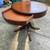 VINTAGE LEATHER TOP TABLE 1950 2 thumbnail