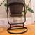 Two-tier black metal plant stand w/Devil's Ivy plants 5 thumbnail