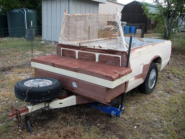 Unique Utility/2 Place MC Chevy S10 Based Trailer 1