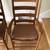 Solid cherry table five to nine ft with leaves, 2 chairs and bench 3 thumbnail