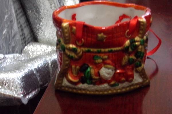 Christmas Candy Dish 1