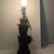 Midnight Shadow Black Skeleton Tabletop Lamp No Shade Gothic Halloween 11 thumbnail