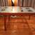 CALLIGARIS, REAL WOOD,TEMPERED GLASS TOP EXTENDABLE DINING ROOM TABLE 3 thumbnail