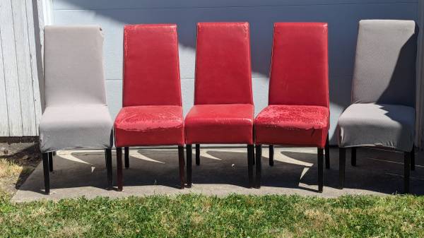 (5) modern dining chairs 1