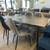 6–SEATER DINING SET 💥 W/ BLACK MARBLE FINISH ✨ 2 thumbnail