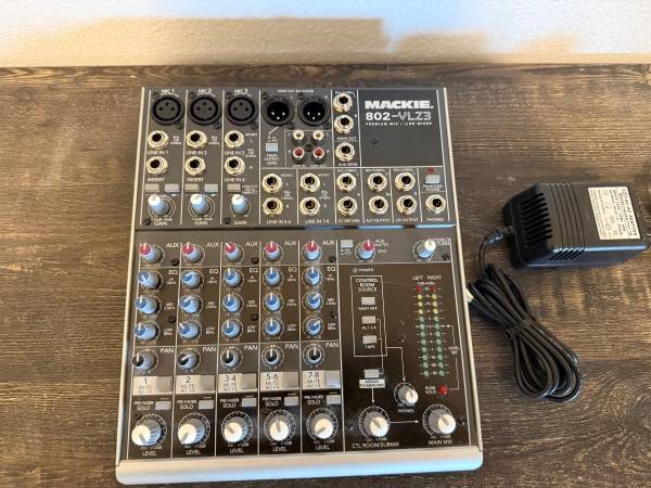 Mackie 802-VLZ3 8 Channel Audio Mixer