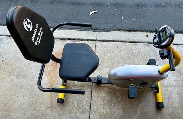 POOBOO RECUMBENT EXERSIZE BIKE 1