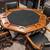 Poker Gaming Table with (4) Rolling Chairs 11 thumbnail