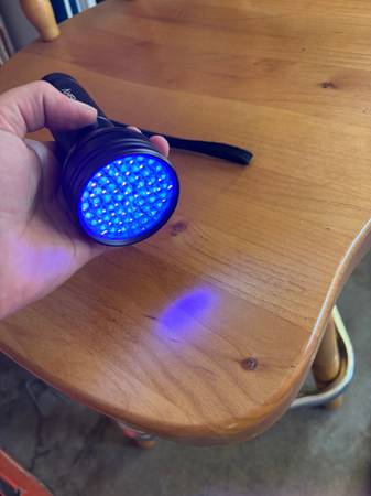 Vansky Blacklight Flashlight unused w/batter 1