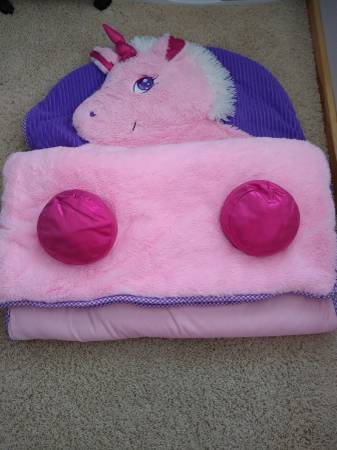 Unicorn kids sleeping bag 1