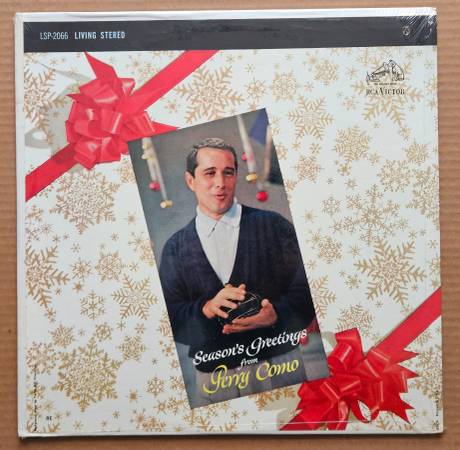 1959 SEALED original Perry Como Christmas album LP 1