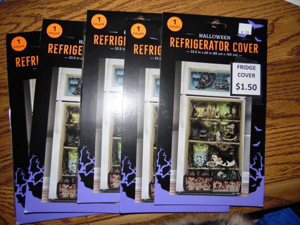 Halloween Refrigerator Covers $1.50 --New in Package-Half Price-- 1