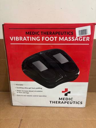 New Portable Vibrating Foot Massager - White 1