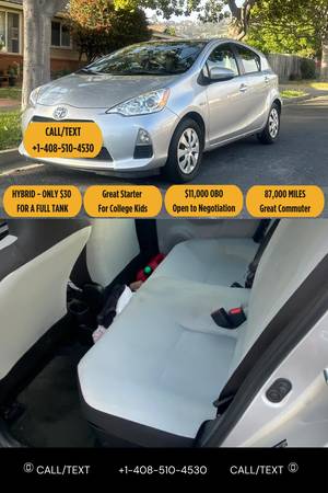 [11.000 OBO] 2014 Toyota Prius C Hatchback - 11.000 $ (san jose downtown)63499233964801121