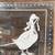 Vintage mirror (33"x19") with etched image of a duck or goose family 4 thumbnail