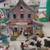 Painted ceramic holiday farm figurines 2 thumbnail