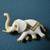 Vintage Enameled Elephant Broach or Pin in box 2 thumbnail