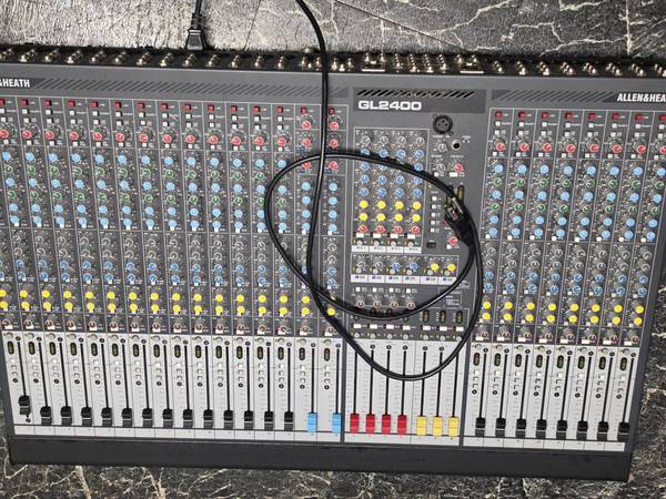 Allen & Heath GL2400-24 Dual-Function Live Sound Mixer 24-Channel 1