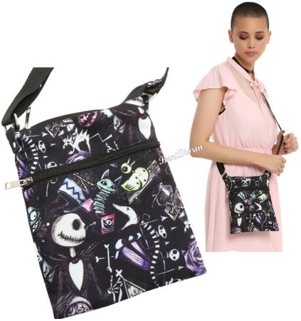 Disney Nightmare Before Christmas Jack Monster Passport Crossbody Bag 1