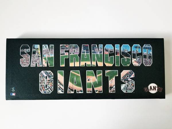 SF Giants Canvas Wall Hanging 1