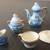 3 Vintage Miniature Tea Sets Blue Willow Style Floral Goose 20 Piece2" 5 thumbnail