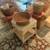Wicker chair +Love seat +stool +basket set 5 thumbnail