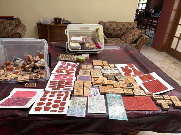 Rubber stamps for scrapbooking 1