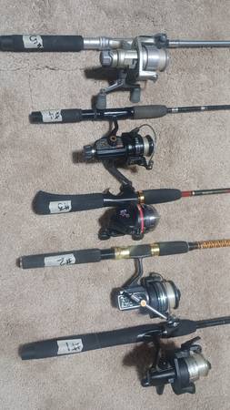 FISHING ROD & Reel each $20.00 have #3&4 1