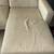 Small sofa with chase lounge, light, beige, and color, Italian leather like bran 1 thumbnail