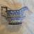 Molly Dallas blue splatterware gravy boat 2 thumbnail