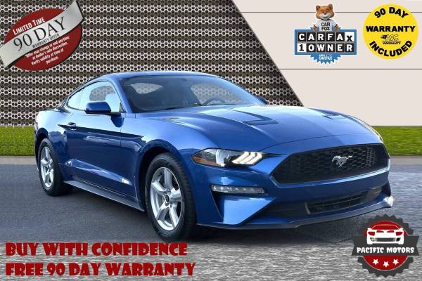 1-OWNER *2018 FORD MUSTANG ECOBOOST RWD COUPE *MANUAL*CLEAN TITLE 1