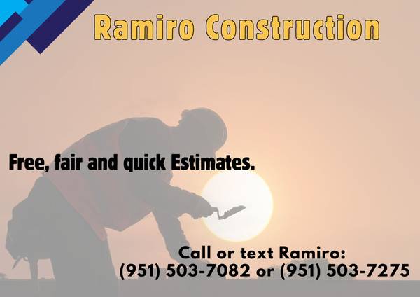 🔴Ramiro Construction. Fences, Pavers, Remodeling, more🔴 1