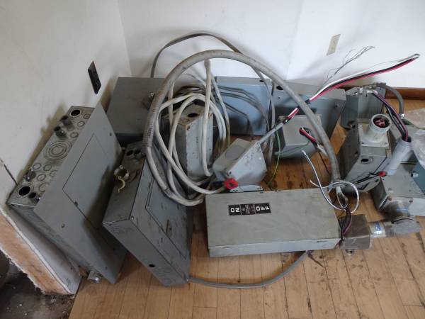 Electrical boxes and various items 1