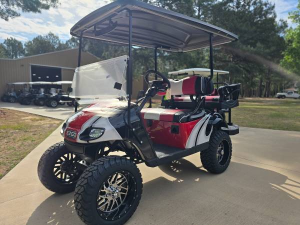 Lifted EZGO TXT 48V Lithium Powered Golf Cart - $6,250