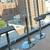 Modern Adjustable Bar Table and 3 Faux Leather Stools 2 thumbnail