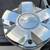 Set of 4-22"Tyfun Chrome 5 Spoke Rims Center Caps 1 thumbnail