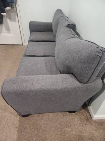 3 seater sofa & office table for sale 1