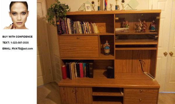 DESPERATE SALE: 4-in-1 Entertainmnt Center/Bookcase/Storage/Wall unit 1