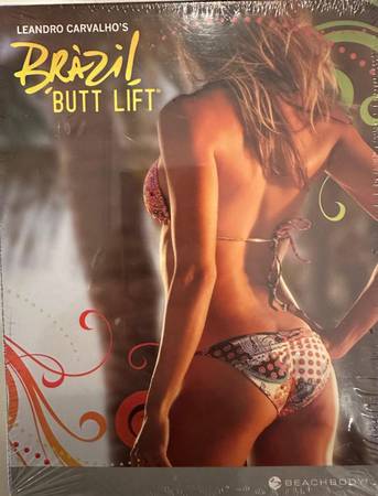 LEANDRO CARVALHO'S BRAZIL BUTT LIFT BEACHBODY, THE WORKOUTS NEW/SEALED 1