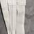 Pottery Barn gray /white border sheer linen drape curtain pole top 1 thumbnail