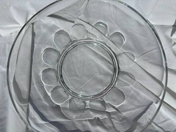 Glass platter 13.5" 1