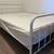 STJÄRNÖ Queen Bed Frame + IKEA Mattress — Like New (White Wrought Iron) 3 thumbnail
